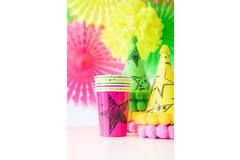 Neon Party Disposable Cups 250 ml - 6 pieces 2