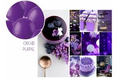 Ballons Orchid Purple Matt 33cm - 10 Stück 2