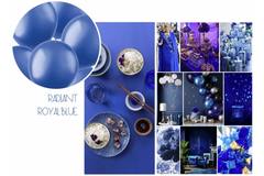 Palloncini Radiant Royal Blue Metallic 33cm - 50 pezzi 2