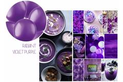 Ballonnen Radiant Violet Purple Metallic 33cm - 50 stuks 2